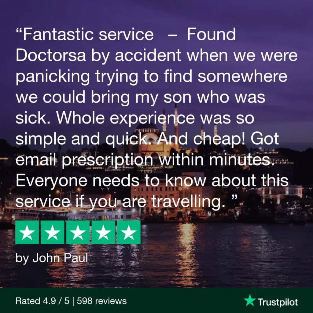 Trustpilot Review of a traveler seeking a doctor in Turkey