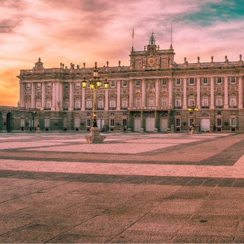 Picture of the Palacio Real in Madrid, Spain