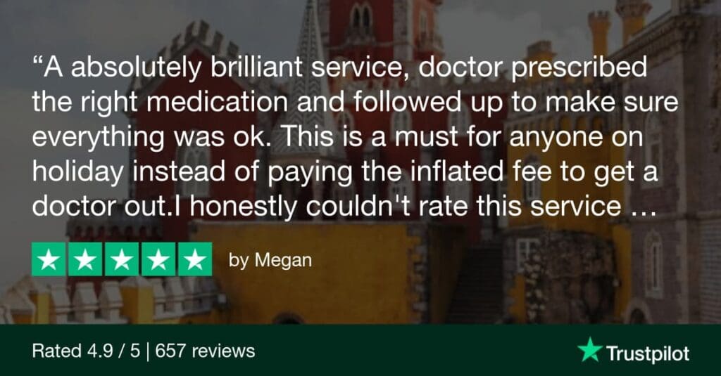 Review on Trustpilot regarding the overinflated cost of house call doctors