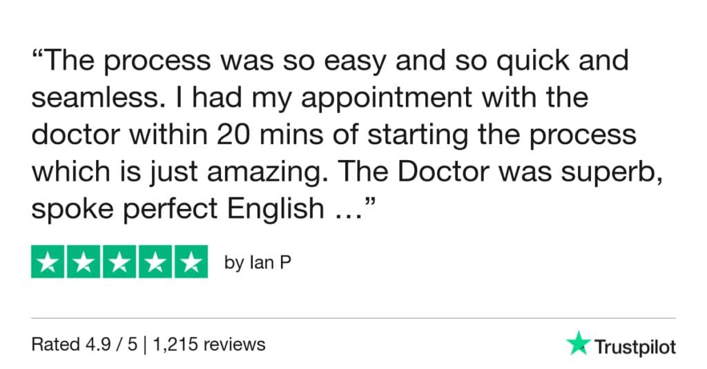 5-Star Trustpilot Review: Quick Online Doctor Prescription For Asthma Treatment In Menorca