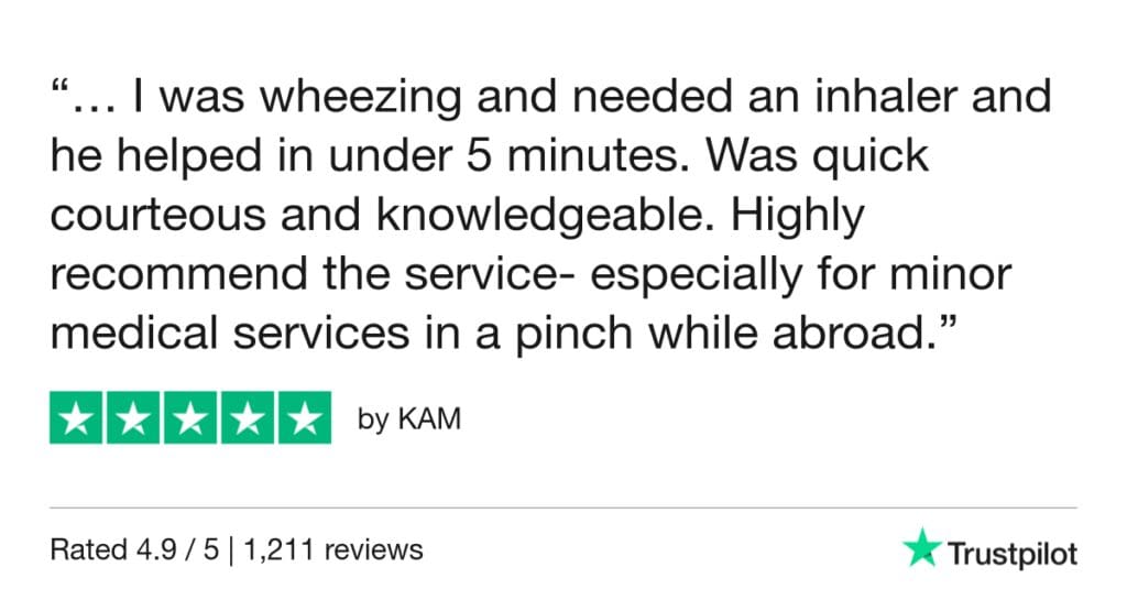 5-Star Trustpilot Review: Quick Online Doctor Prescription For Asthma Treatment In Strasbourg