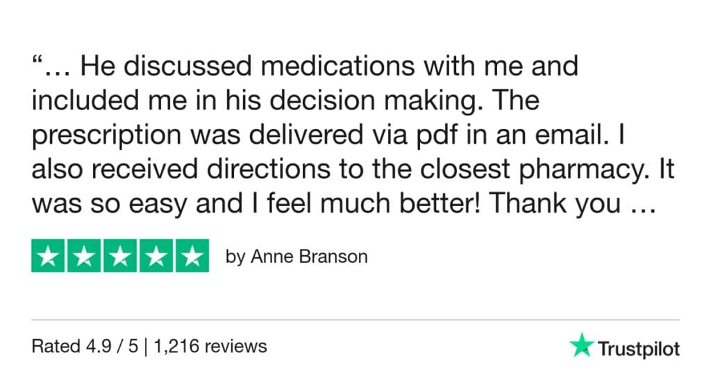 5-Star Trustpilot Review: Quick Online Doctor Prescription For Bacterial Vaginosis Treatment In Cologne