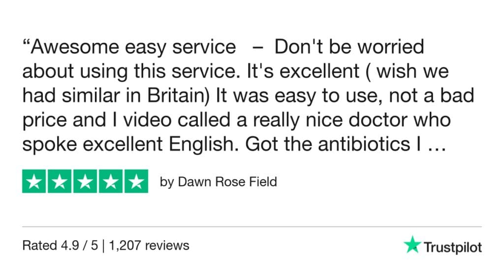 5-Star Trustpilot Review: Quick Online Doctor Prescription For Bronchitis Treatment In Palma