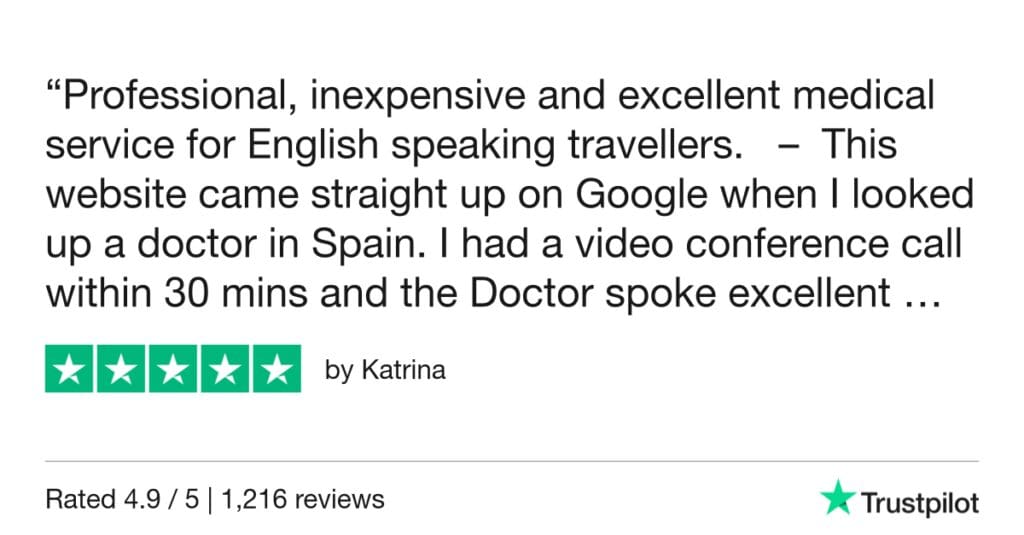 5-Star Trustpilot Review: Quick Online Doctor Prescription For Chlamydia Treatment In Menorca