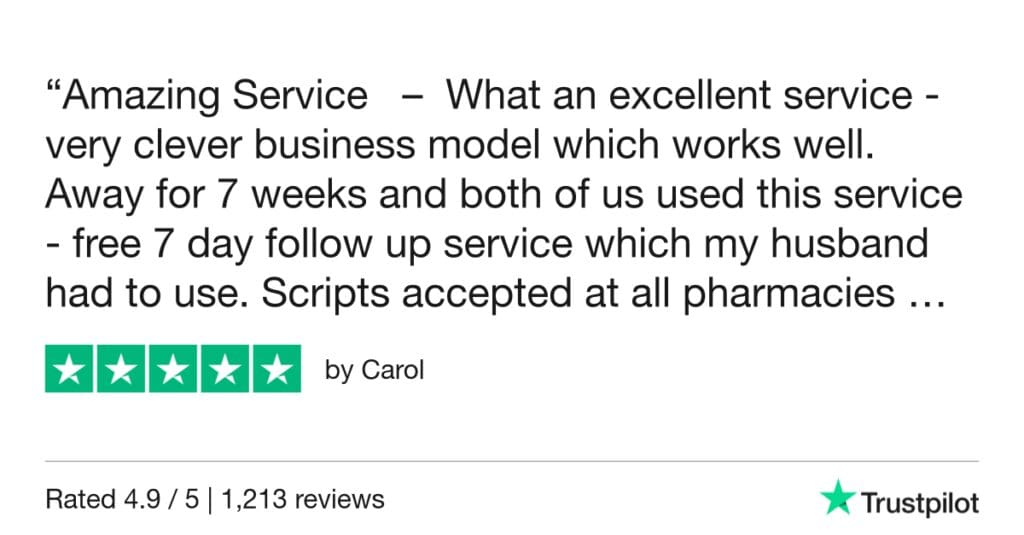 5-Star Trustpilot Review: Quick Online Doctor Prescription For Chlamydia Treatment In Naples