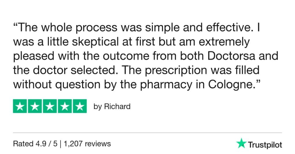 5-Star Trustpilot Review: Quick Online Doctor Prescription For Diarrhea Treatment In Cologne