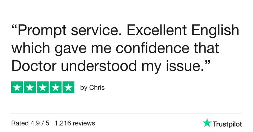 5-Star Trustpilot Review: Quick Online Doctor Prescription For Diarrhea Treatment In Leipzig