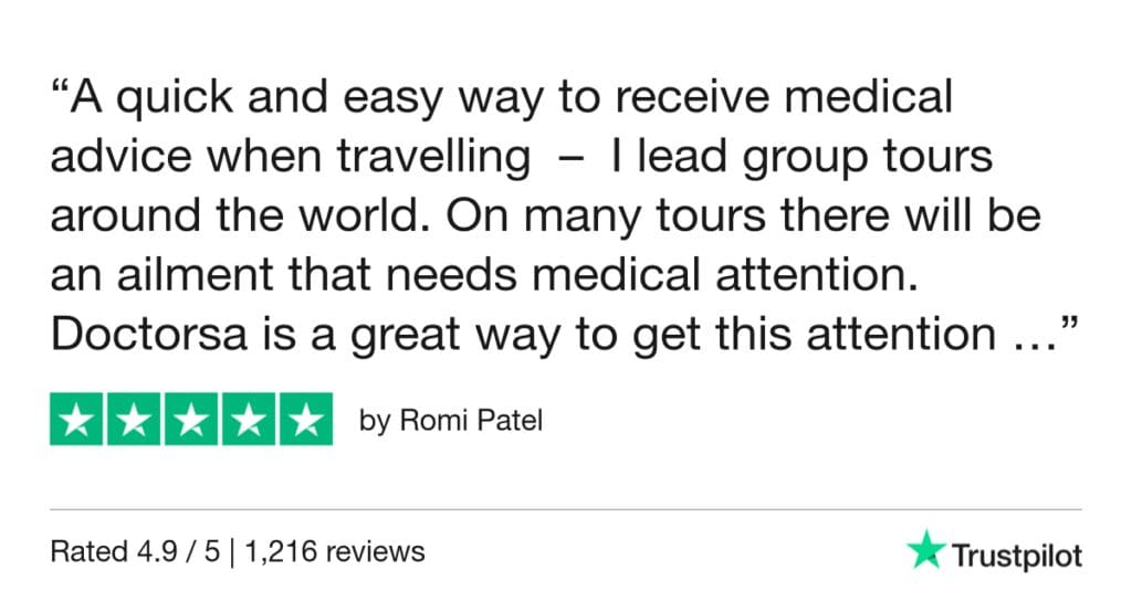 5-Star Trustpilot Review: Quick Online Doctor Prescription For Diarrhea Treatment In Malaga
