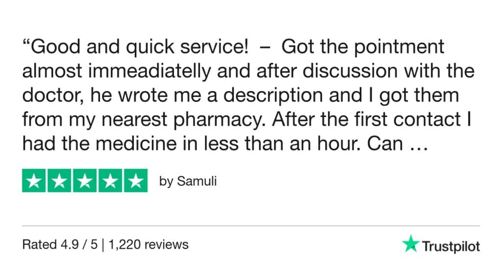 5-Star Trustpilot Review: Quick Online Doctor Prescription For Eczema Treatment In Cologne