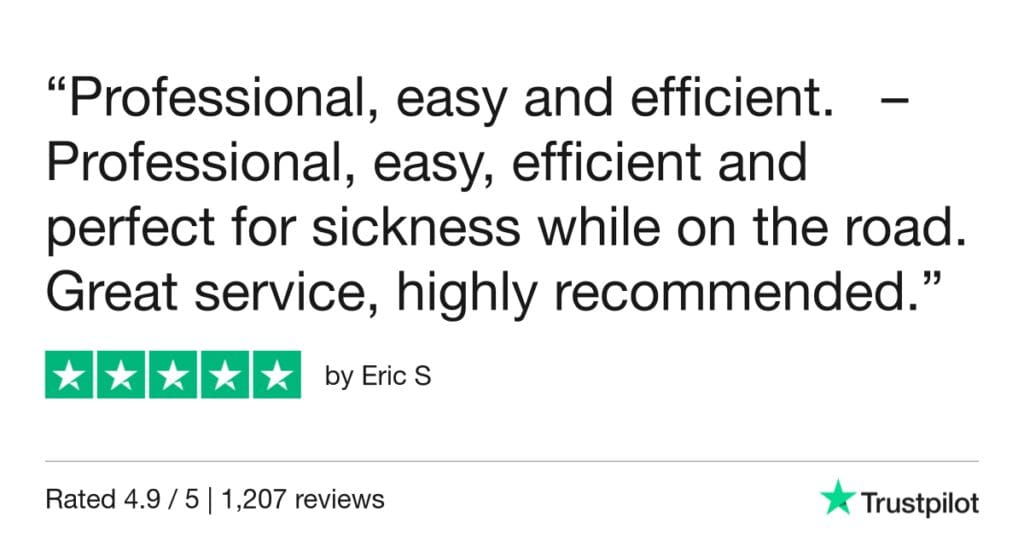 5-Star Trustpilot Review: Quick Online Doctor Prescription For Flu Symptoms Treatment In Granada