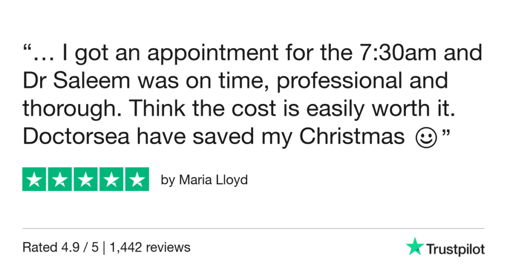 5-Star Trustpilot Review: Quick Online Doctor Prescription For Insect Bite Treatment In Naples