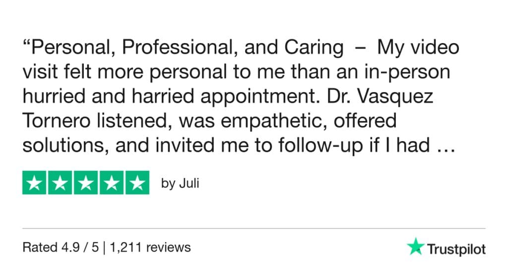 5-Star Trustpilot Review: Quick Online Doctor Prescription For Pink Eye Treatment In Menorca
