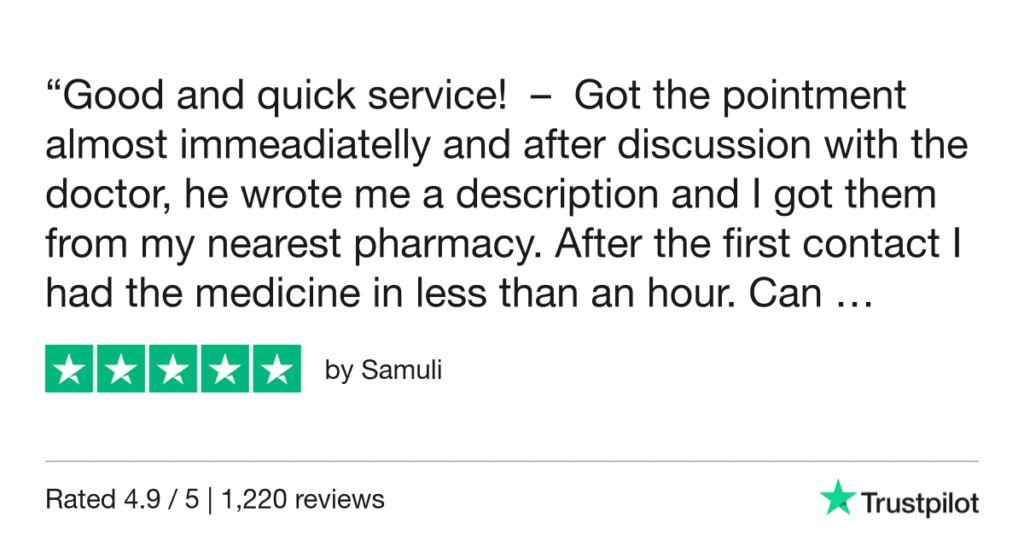 5-Star Trustpilot Review: Quick Online Doctor Prescription For Sinus Infection Treatment In Catania