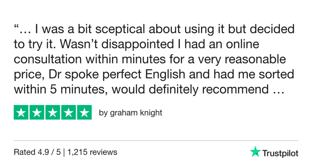 5-Star Trustpilot Review: Quick Online Doctor Prescription For Sinus Infection Treatment In Torino