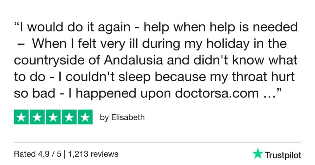 5-Star Trustpilot Review: Quick Online Doctor Prescription For Sore Throat Treatment In Mallorca