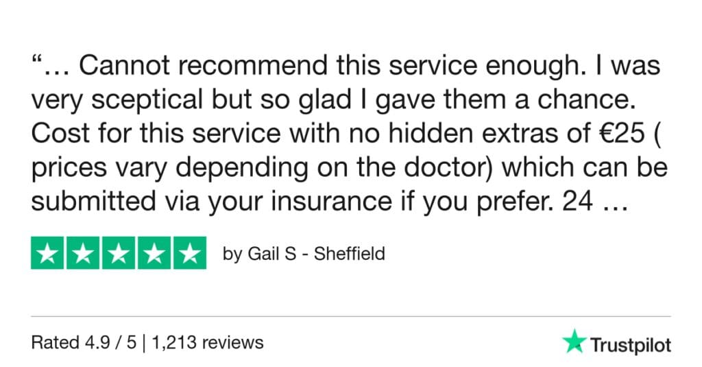 5-Star Trustpilot Review: Quick Online Doctor Prescription For Swimmers Ear Treatment In Nuremberg