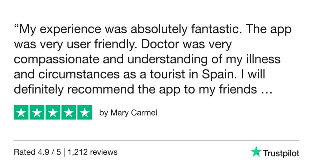 5-Star Trustpilot Review: Quick Online Doctor Prescription For Urinary Tract Infection Treatment In Lanzarote