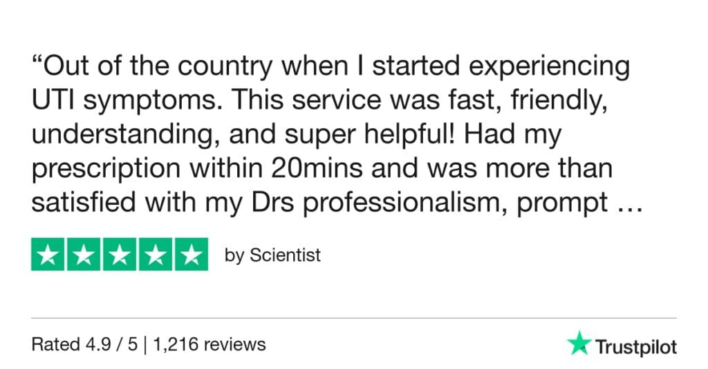 5-Star Trustpilot Review: Quick Online Doctor Prescription For Urinary Tract Infection Treatment In Nuremberg