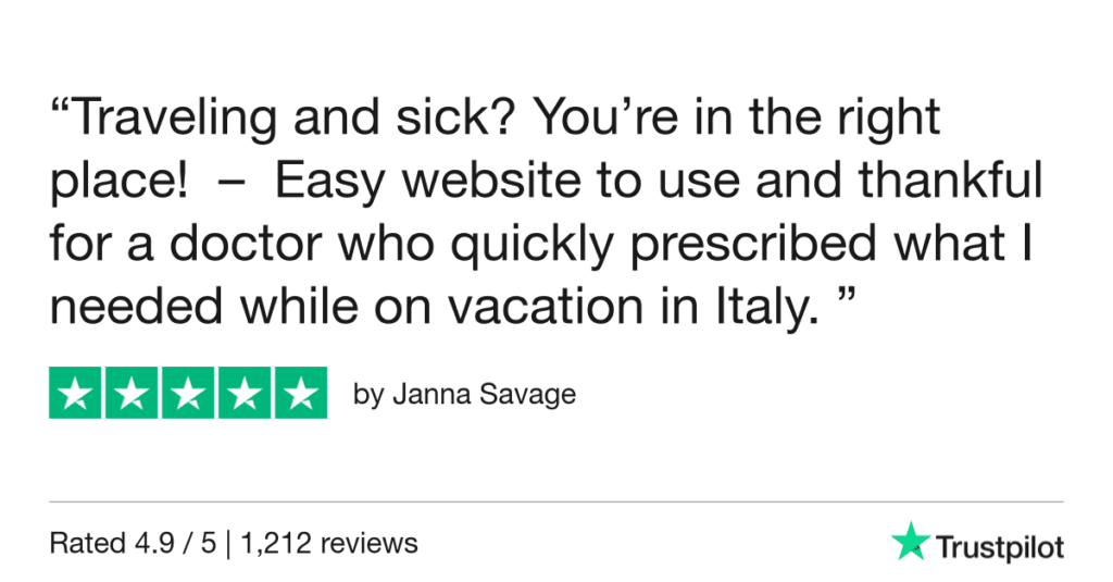 5-Star Trustpilot Review: Quick Online Doctor Prescription For Urinary Tract Infection Treatment In Palermo