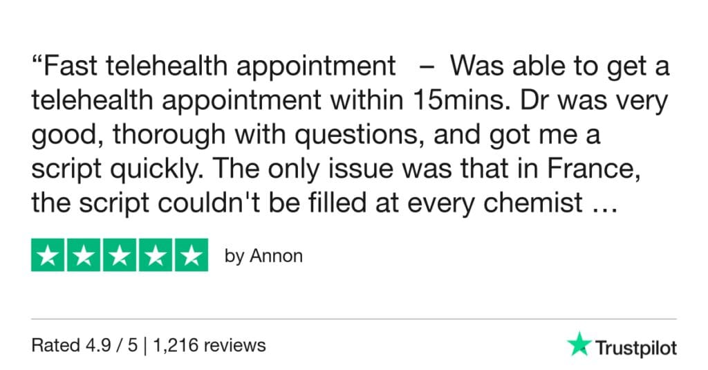 5-Star Trustpilot Review: Quick Online Doctor Prescription For Urinary Tract Infection Treatment In Paris