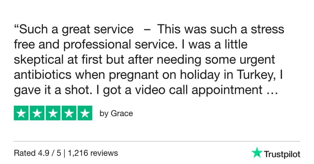5-Star Trustpilot Review: Quick Online Doctor Prescription For Yeast Infection Treatment In Bordeaux