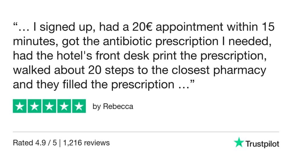 5-Star Trustpilot Review: Quick Online Doctor Prescription For Yeast Infection Treatment In Palermo