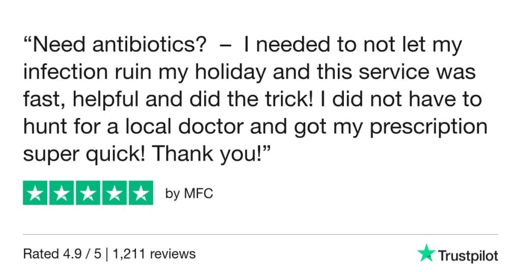 5-Star Trustpilot Review: Quick Online Doctor Prescription For Yeast Infection Treatment In Rome