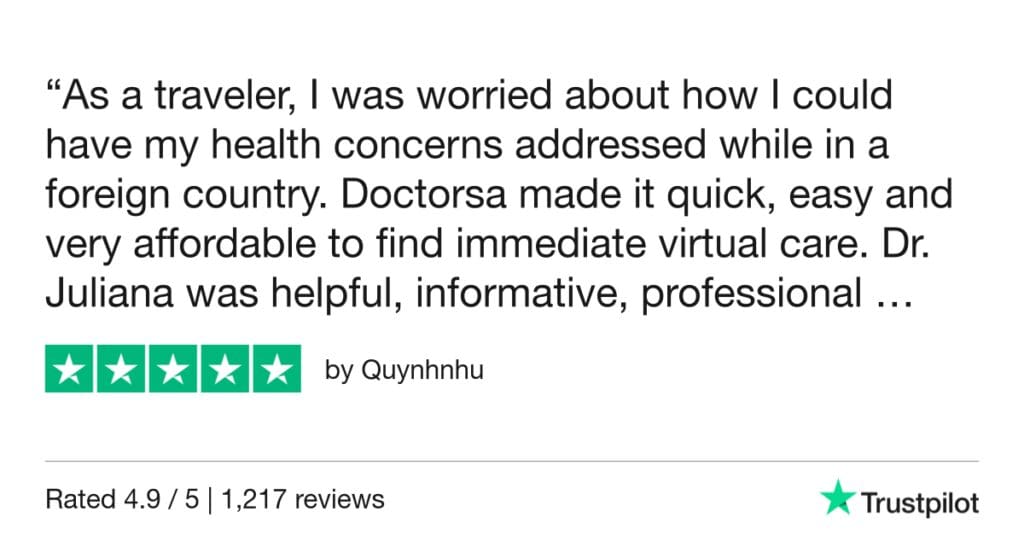 5-Star Trustpilot Review: Quick Online Doctor Prescription For Yeast Infection Treatment In Venice