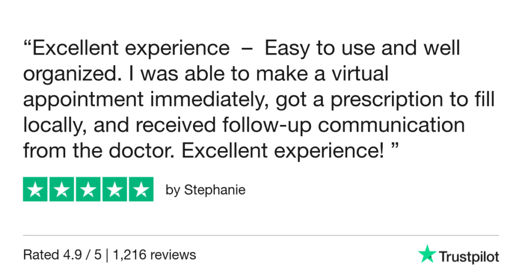 5-Star Trustpilot Review: Quick Online Doctor Prescription For Bacterial Vaginosis Treatment In Oaxaca