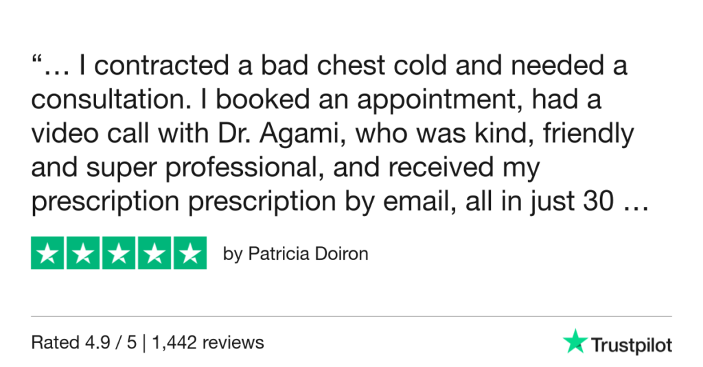 5-Star Trustpilot Review: Quick Online Doctor Prescription For Bronchitis Treatment In Puebla