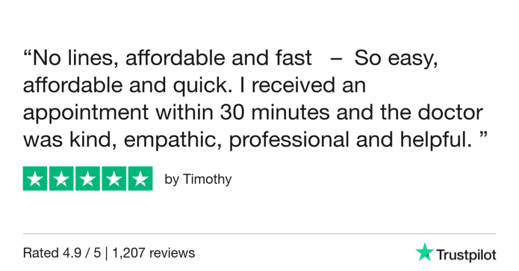 5-Star Trustpilot Review: Quick Online Doctor Prescription For Diarrhea Treatment In Evora