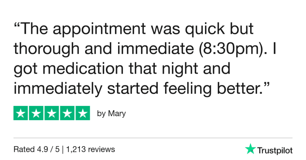 5-Star Trustpilot Review: Quick Online Doctor Prescription For Diarrhea Treatment In Madeira