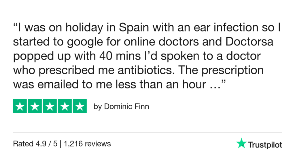 5-Star Trustpilot Review: Quick Online Doctor Prescription For Ear Infection Treatment In Gran Canaria
