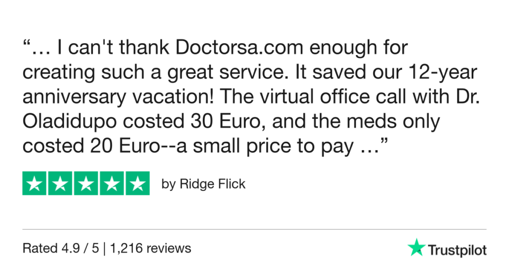 5-Star Trustpilot Review: Quick Online Doctor Prescription For Ear Infection Treatment In Menorca