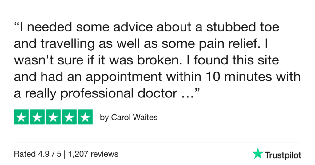 5-Star Trustpilot Review: Quick Online Doctor Prescription For Gout Treatment In Porto