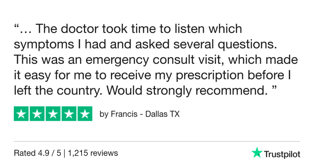 5-Star Trustpilot Review: Quick Online Doctor Prescription For Impetigo Treatment In Playa Del Carmen