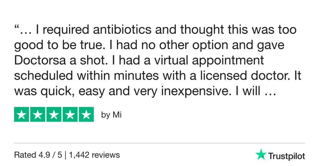 5-Star Trustpilot Review: Quick Online Doctor Prescription For Pink Eye Treatment In La Paz