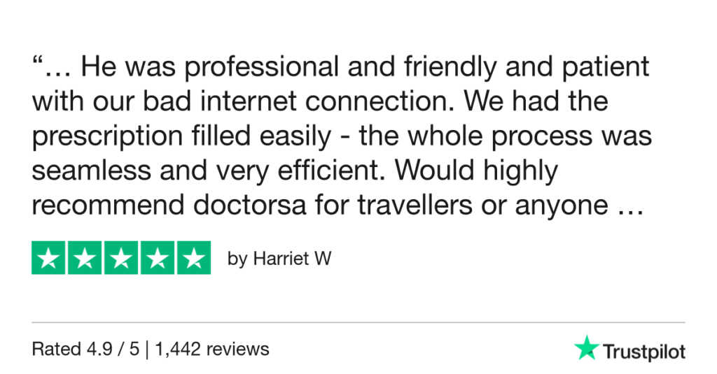 5-Star Trustpilot Review: Quick Online Doctor Prescription For Sore Throat Treatment In Oaxaca