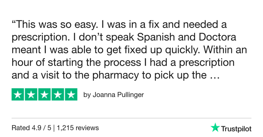 5-Star Trustpilot Review: Quick Online Doctor Prescription For Strep Throat Treatment In Menorca
