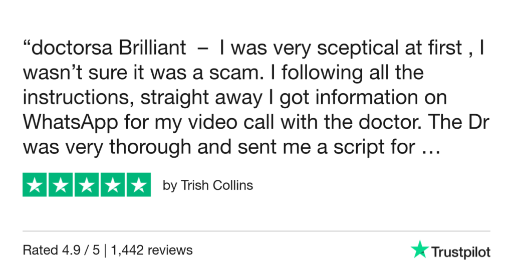 5-Star Trustpilot Review: Quick Online Doctor Prescription For Strep Throat Treatment In Mexico City