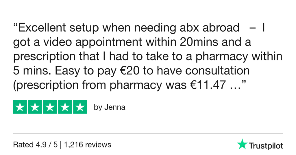 5-Star Trustpilot Review: Quick Online Doctor Prescription For Strep Throat Treatment In San Miguel De Allende