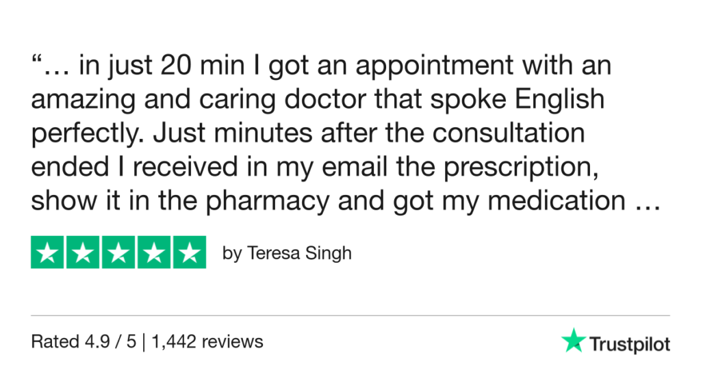 5-Star Trustpilot Review: Quick Online Doctor Prescription For Stye Treatment In Lanzarote