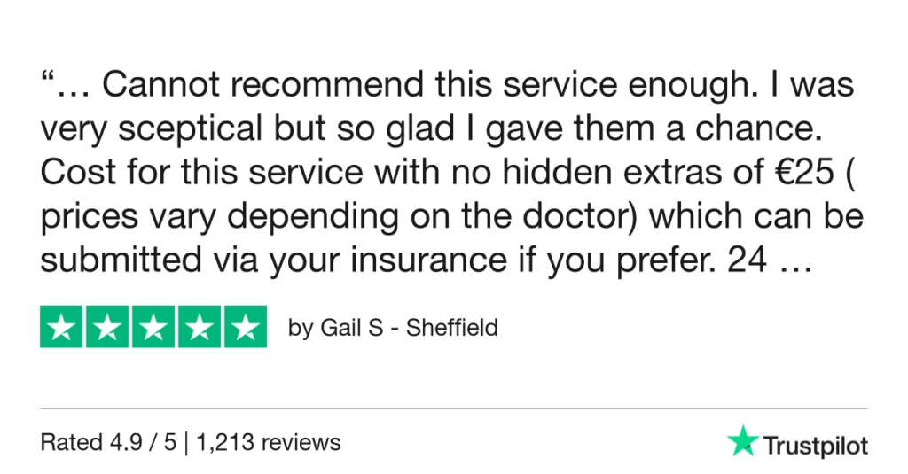 5-Star Trustpilot Review: Quick Online Doctor Prescription For Swimmers Ear Treatment In Mexico City