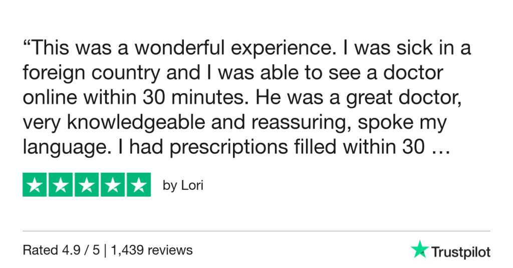 5-Star Trustpilot Review: Quick Online Doctor Prescription For Tick Bite Treatment In Monterrey