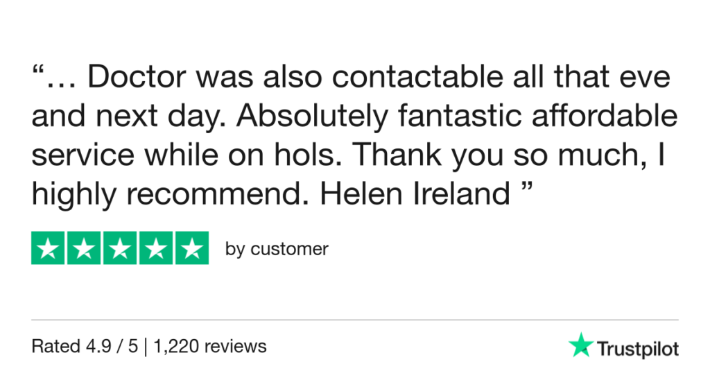 5-Star Trustpilot Review: Quick Online Doctor Prescription For Tick Bite Treatment In Puerto Vallarta