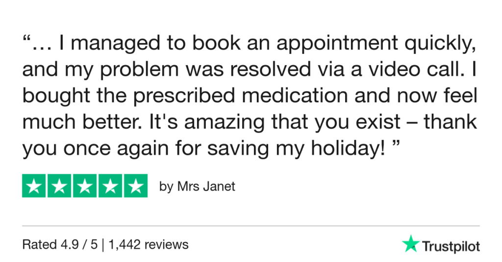 5-Star Trustpilot Review: Quick Online Doctor Prescription For Yeast Infection Treatment In Ho Chi Minh City