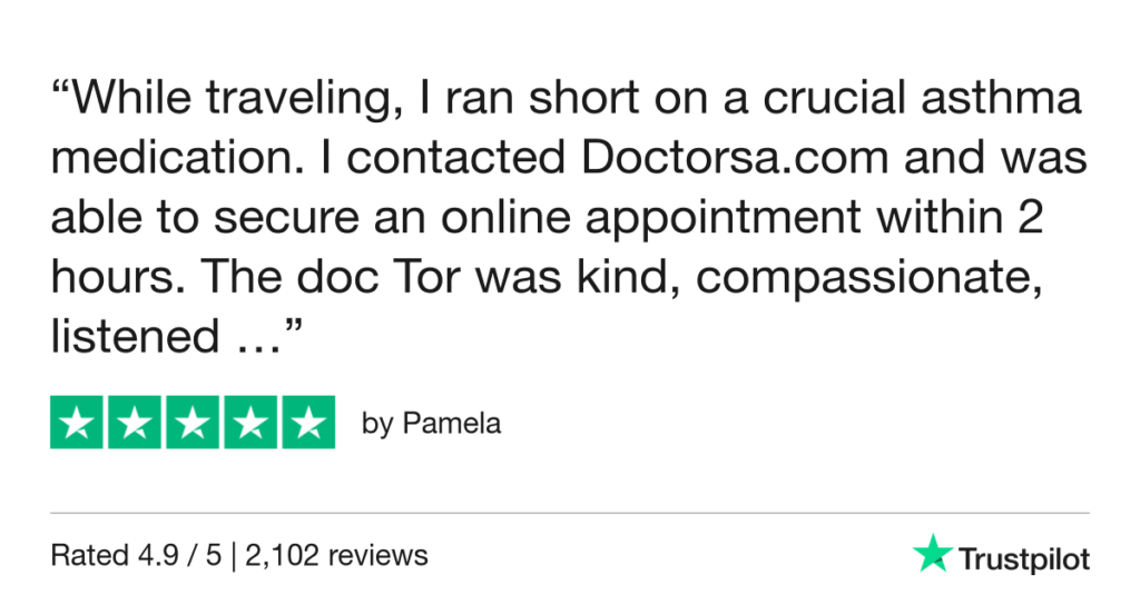 5-Star Trustpilot Review: Quick Online Doctor Prescription For Asthma Treatment In Chiang Mai
