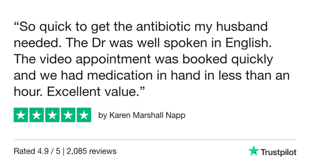 5-star Trustpilot Review: Quick Online Doctor Prescription in Guadalajara