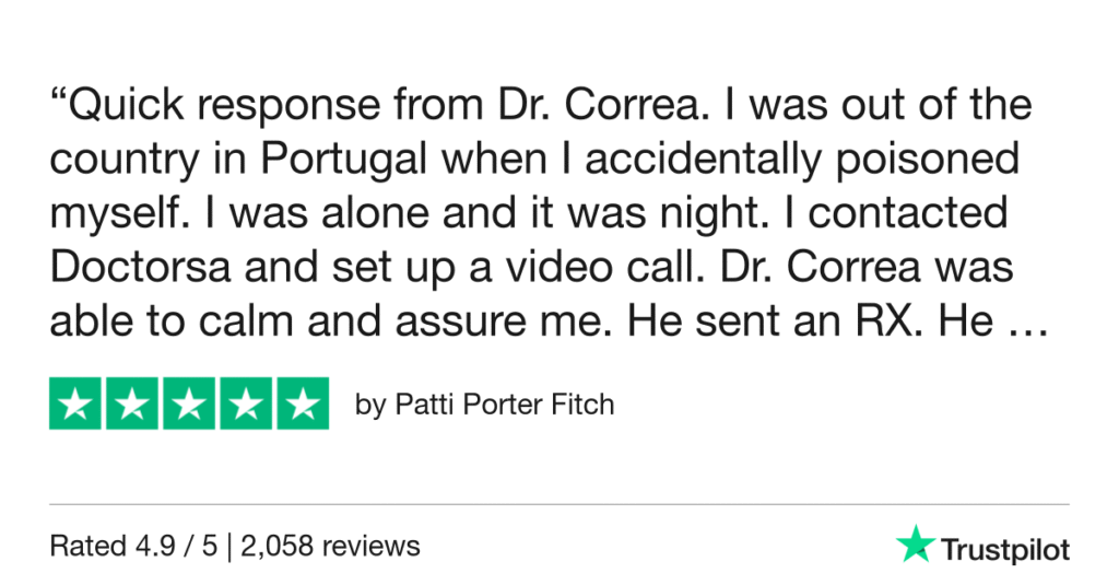5-star Trustpilot Review: Quick Online Doctor Prescription in The Azores