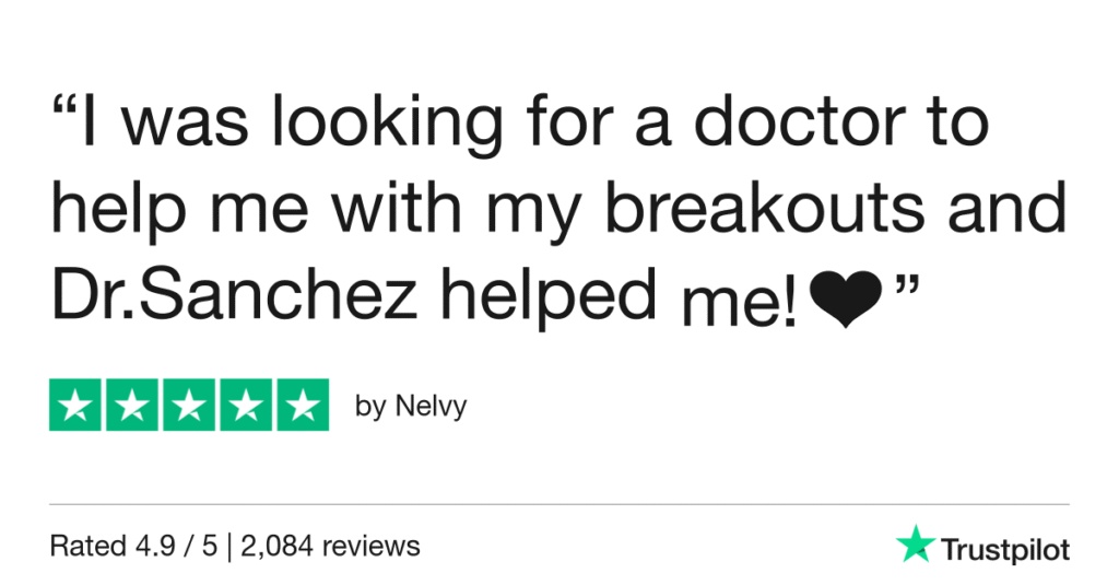 5-Star Trustpilot Review: Quick Online Doctor Prescription For Acne Treatment In Bali
